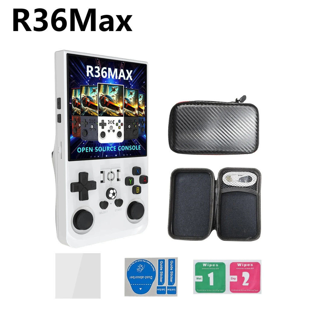 R36S Handheld Game Console GBA NDS PSP FC PS1 10+ Emulators 20000+ Games 64/128GB