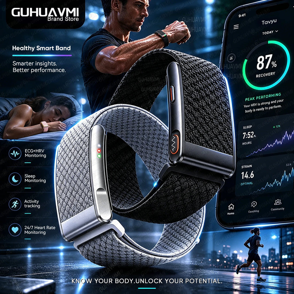 GUHUAVMI ECG+HRV Smartwatch