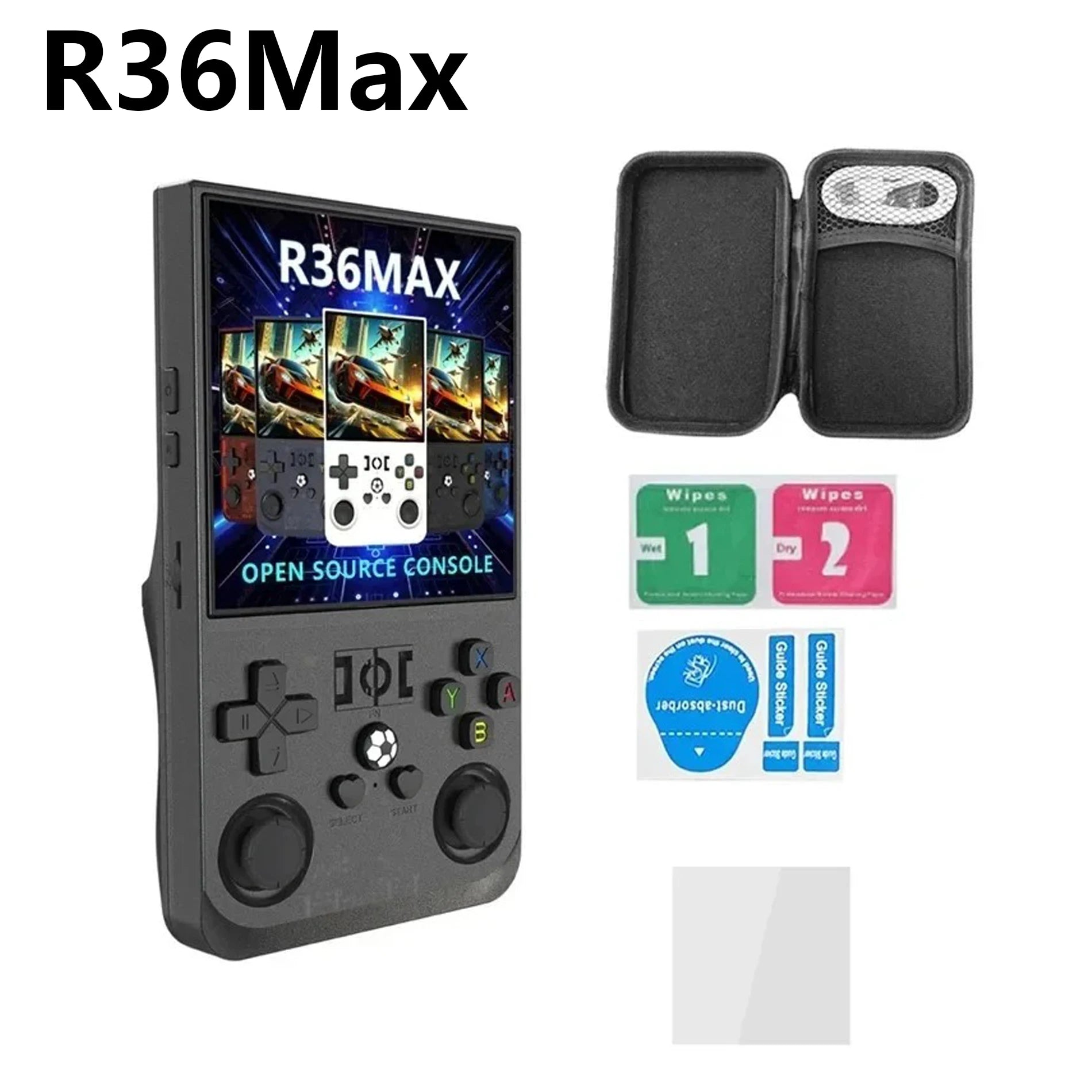 R36S Handheld Game Console GBA NDS PSP FC PS1 10+ Emulators 20000+ Games 64/128GB