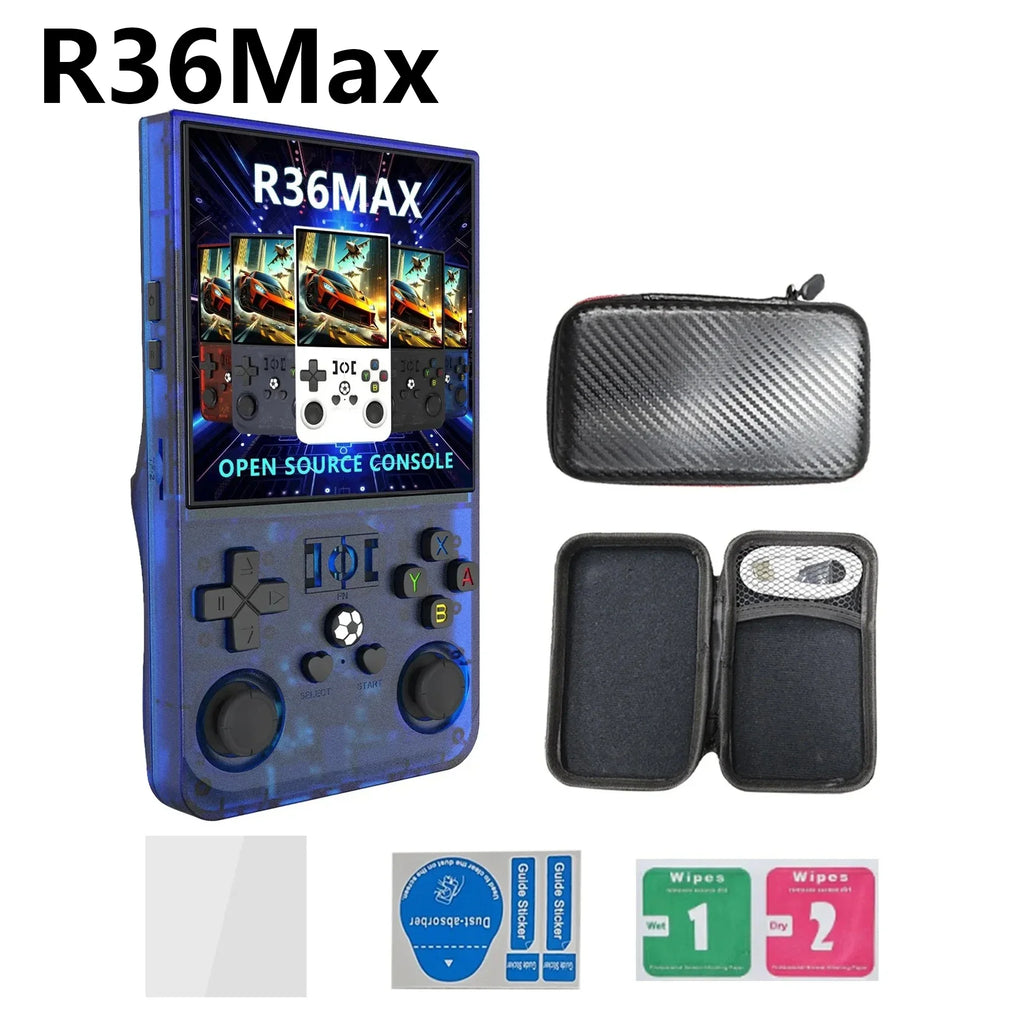 R36S Handheld Game Console GBA NDS PSP FC PS1 10+ Emulators 20000+ Games 64/128GB